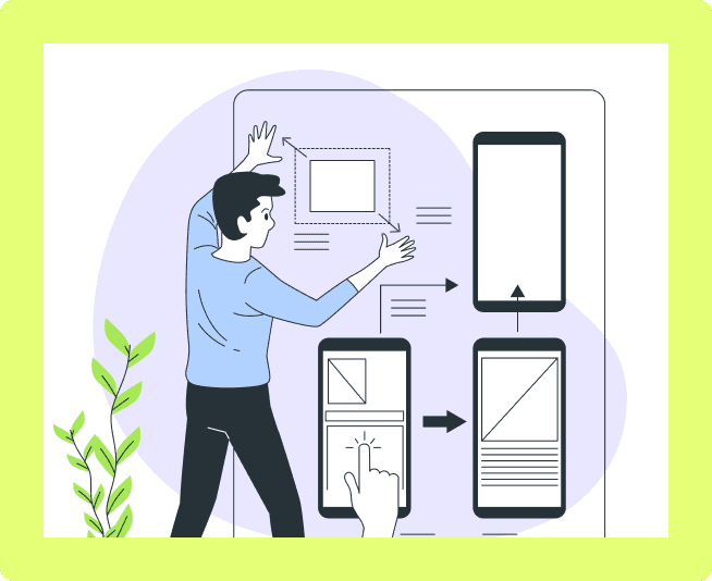 Business analyst workflow illustration
